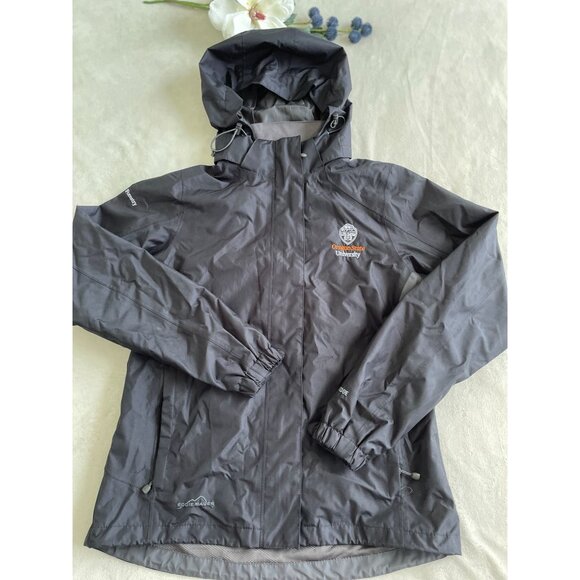 Eddie Bauer Womens Oregon University College Of Forestry Jacket Hood Academia - Picture 2 of 16